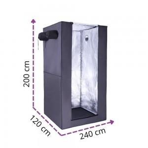 Тент для растений 2,4х1,2м высотой 2 метра "Джин"